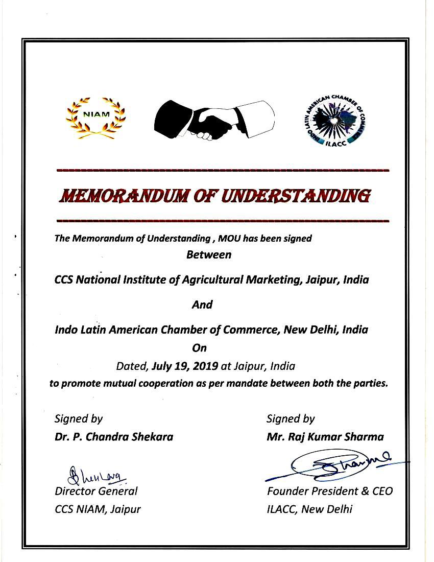 MOU-Certificate-ILACC-CCS-NIAM